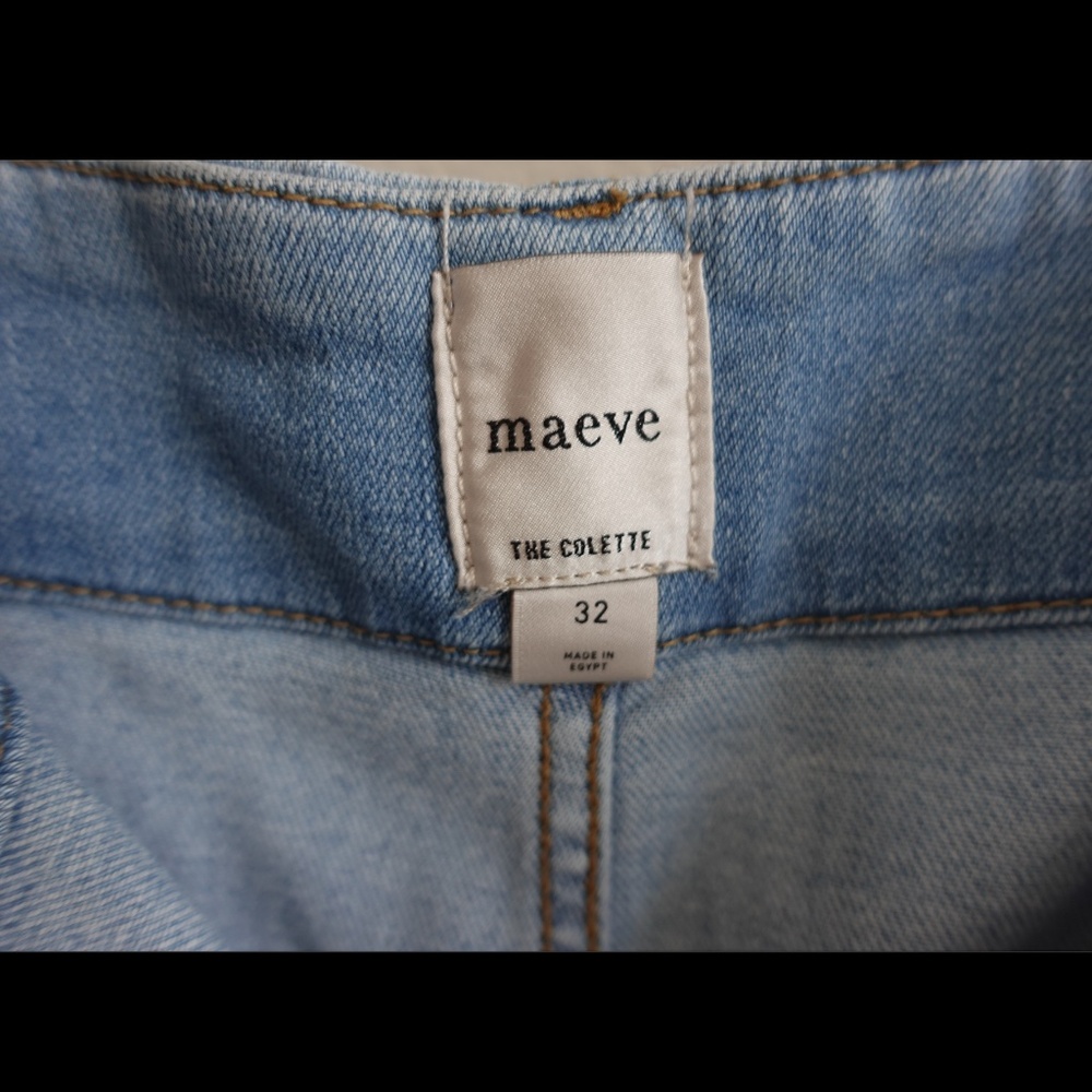 The Colette Crop High-Rise Wide-Leg Jeans by Maeve (Anthropologie) - Picture 7 of 7